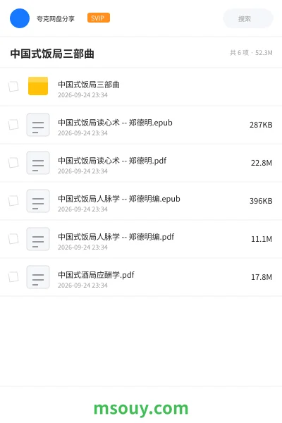 《📚中国式饭局三部曲》书刊学习资源封面