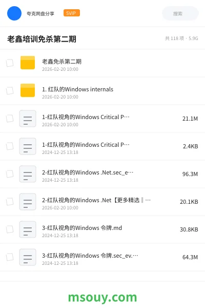 《老鑫培训免杀第二期》教程学习资源封面