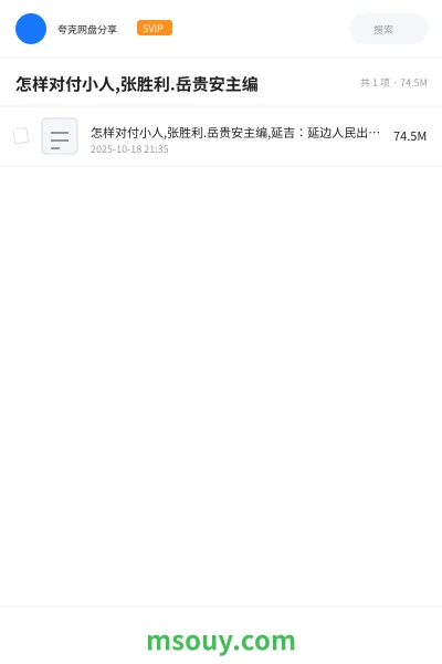 《怎样对付小人,张胜利.岳贵安主编》书刊学习资源封面