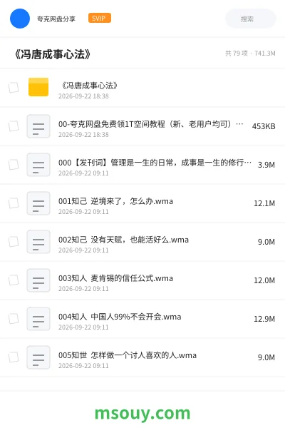 《《冯唐成事心法》》教程学习资源封面