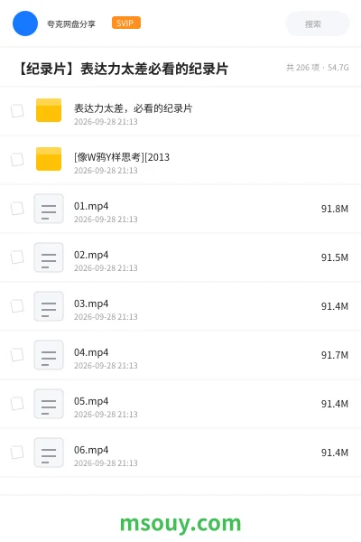 《表达力太差,必看的纪录片》纪录片学习资源封面
