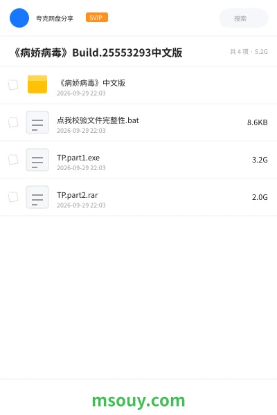 《《病娇病毒》Build.25553293中文版》游戏学习资源封面