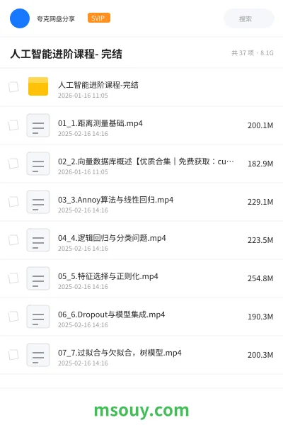 《人工智能进阶课程- 完结》AIGC学习资源封面