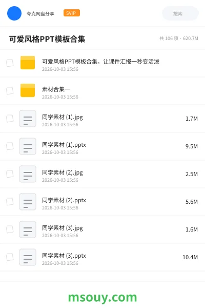 《📊 可爱风格PPT模板合集》教程学习资源封面