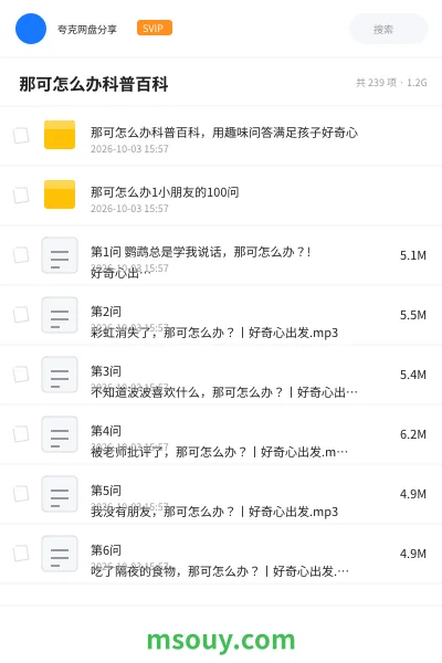 《🤔 那可怎么办科普百科》教育动画网盘｜学习资源网盘