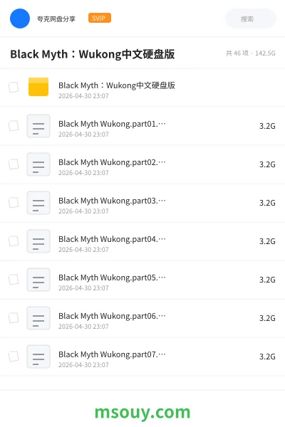 《Black Myth:Wukong中文硬盘版》游戏学习资源封面