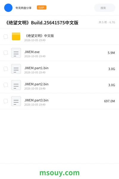 《《绝望文明》Build.25641575中文版》游戏学习资源封面