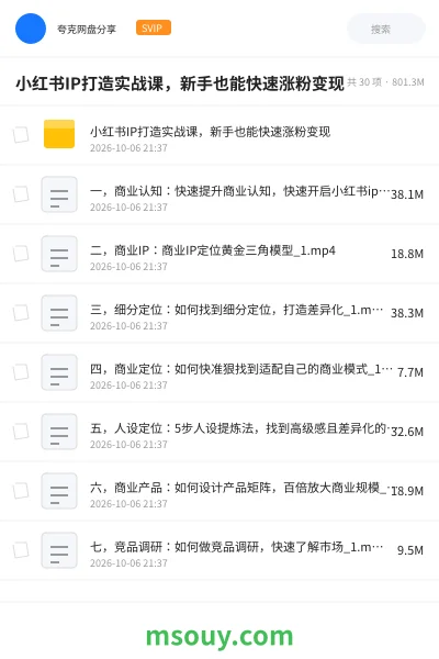 《小红书IP打造实战课,新手也能快速涨粉变现》教程学习资源封面