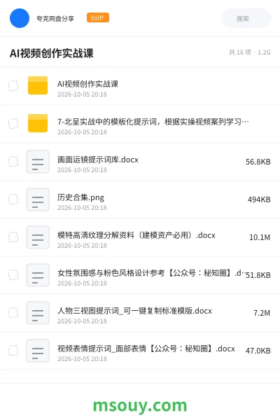 《AI视频创作实战课》AIGC学习资源封面