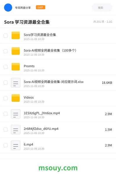 《Sora 学习资源最全合集》AIGC学习资源封面