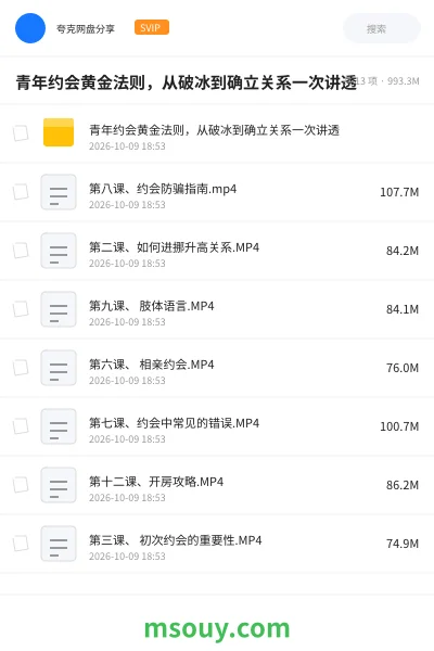 《青年约会黄金法则,从破冰到确立关系一次讲透》AIGC学习资源封面