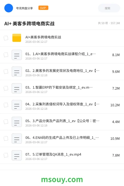 《AI+ 美客多跨境电商实战》AIGC学习资源封面