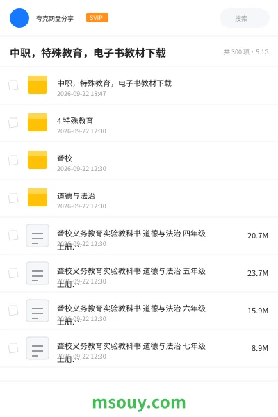 《中职,特殊教育,电子书教材下载》学习资源学习资源封面