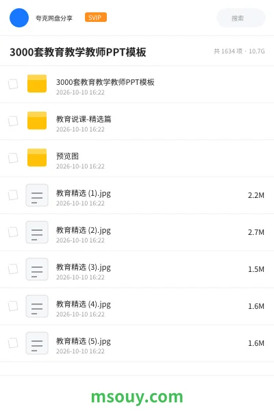 《📋3000套教育教学教师PPT模板》学习资源网盘|学习资源网盘
