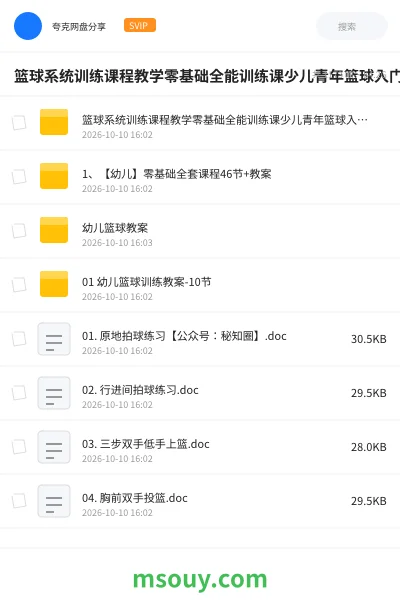 《篮球系统训练课程教学零基础全能训练课少儿青年篮球入门教程》AIGC学习资源封面