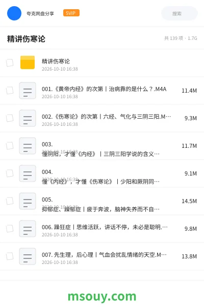 《🏥精讲伤寒论》医学学习资源封面