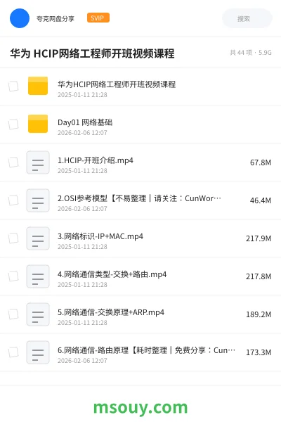 《华为 HCIP网络工程师开班视频课程》教程学习资源封面