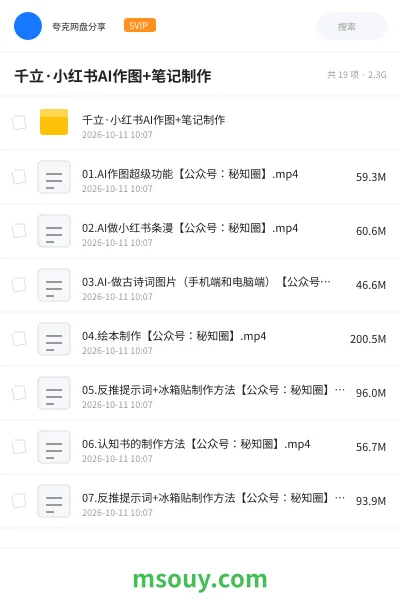 《千立·小红书AI作图+笔记制作》AIGC学习资源封面