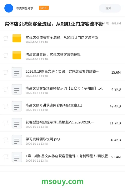 《实体店引流获客全流程,从0到1让门店客流不断》AIGC学习资源封面