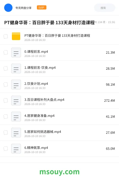 《💪PT健身华哥:百日胖于晏 133天身材打造课程》教程学习资源封面