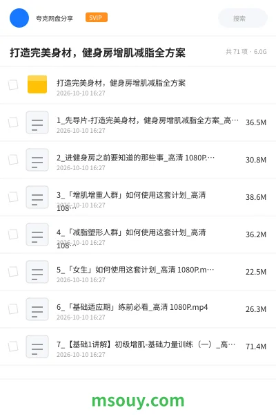 《💪打造完美身材,健身房增肌减脂全方案》教程学习资源封面