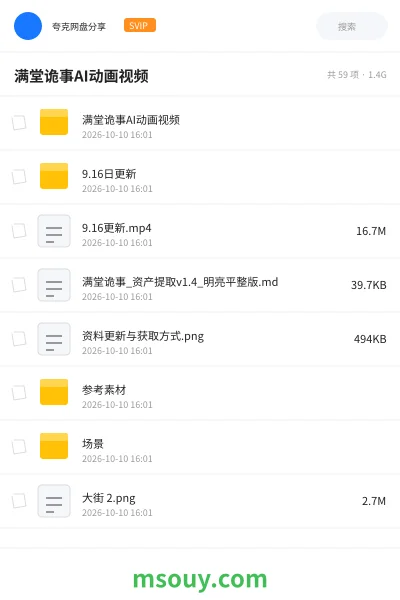 《满堂诡事AI动画视频》AIGC学习资源封面