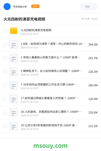 《火光四射的涛哥充电视频》教程学习资源封面