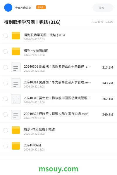 《得到职场学习圈丨完结 (31G)》教程学习资源封面
