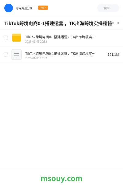《TikTok跨境电商0-1搭建运营 ,TK出海跨境实操秘籍》AIGC学习资源封面