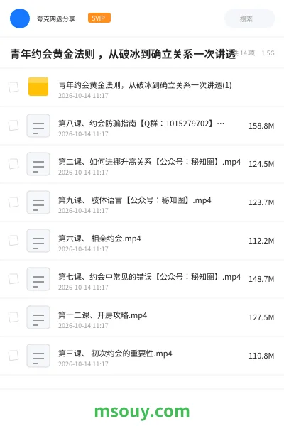《青年约会黄金法则 ,从破冰到确立关系一次讲透》AIGC学习资源封面