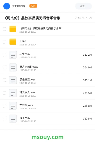 《💌《周杰伦》黑胶高品质无损音乐合集》音乐学习资源封面