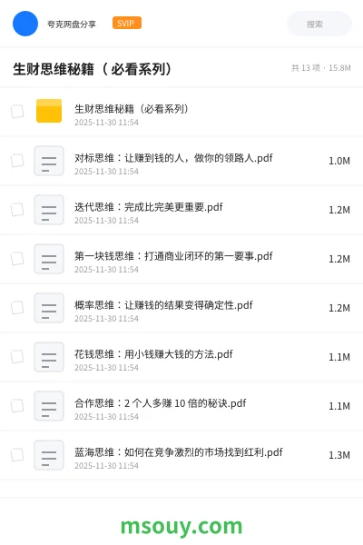《生财思维秘籍( 必看系列)》AIGC学习资源封面