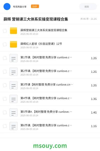 《薛辉 营销课三大体系实操变现课程合集》AIGC学习资源封面
