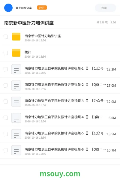 《南京新中医针刀培训讲座》医学学习资源封面