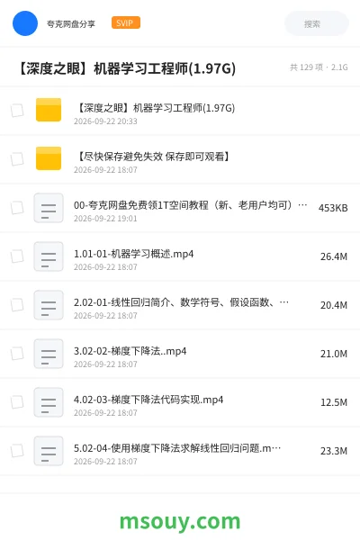 《【深度之眼】机器学习工程师(1.97G)》教程学习资源封面