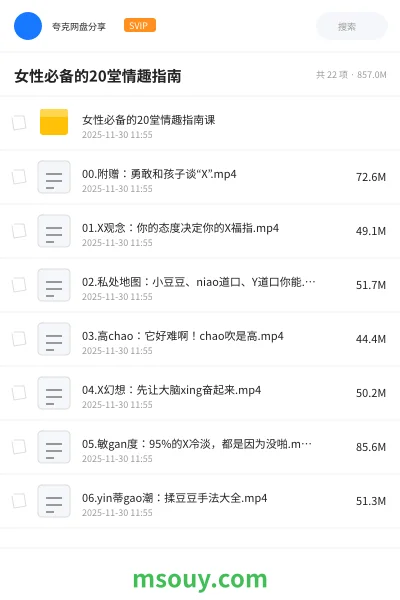 《女性必备的20堂情趣指南》教程学习资源封面
