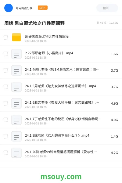 《周媛 黑白颠尤物之门性商课程》教程学习资源封面