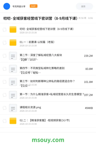《叨叨·全域获客经营线下密训营(8-9月线下课)》AIGC学习资源封面