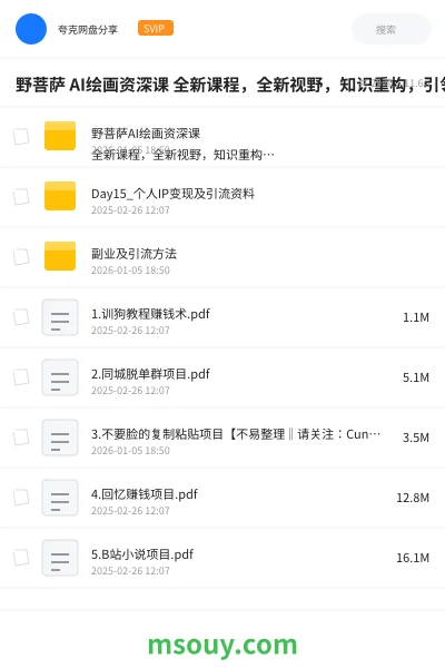 《野菩萨 AI绘画资深课 全新课程,全新视野,知识重构,引领未来》AIGC学习资源封面