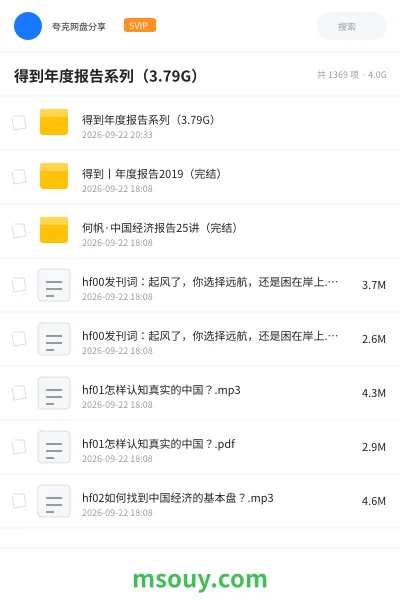 《得到年度报告系列(3.79G)》教程学习资源封面