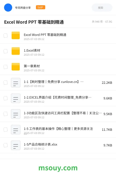 《Excel Word PPT 零基础到精通》教程学习资源封面