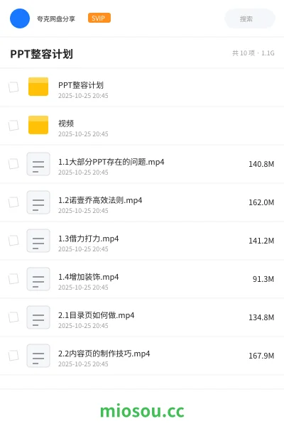 《PPT整容计划》教程网盘|学习资源网盘