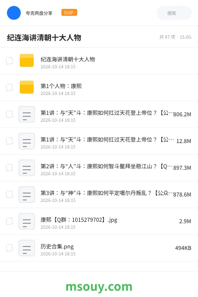 《纪连海讲清朝十大人物》AIGC学习资源封面