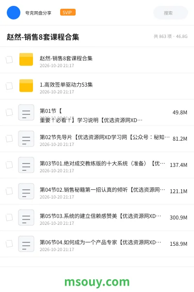 《赵然-销售8套课程合集》教程学习资源封面