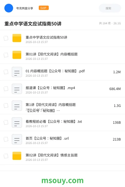 《重点中学语文应试指南50讲》学习资源学习资源封面