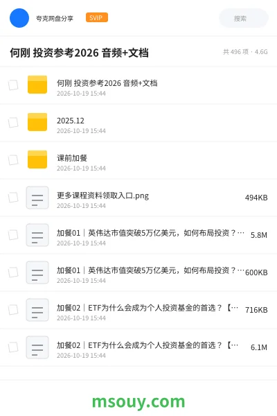 《何刚 投资参考2026 音频+文档》AIGC学习资源封面