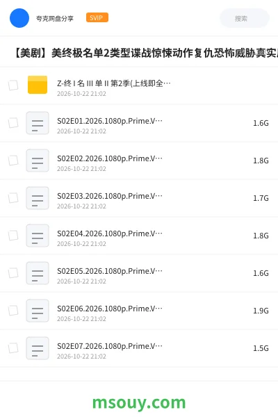 《【美剧】美终极名单2类型谍战惊悚动作复仇恐怖威胁真实质感洗冤自救开播完结8》其他学习资源封面