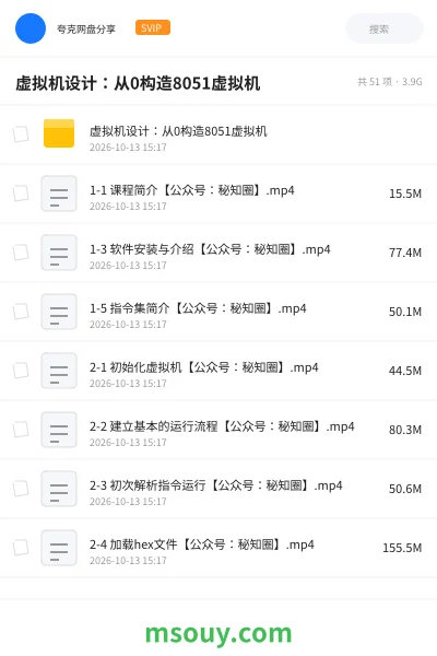 《虚拟机设计:从0构造8051虚拟机》教程学习资源封面