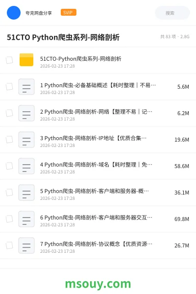 《51CTO Python爬虫系列-网络剖析》教程学习资源封面