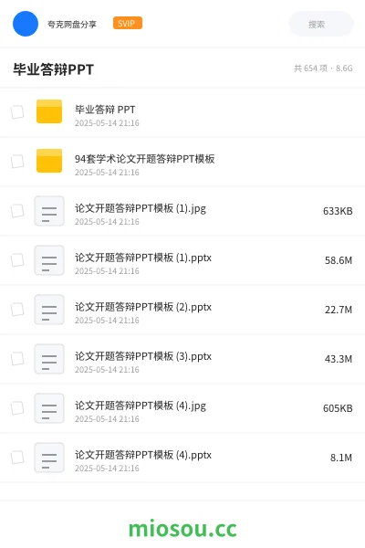 《毕业答辩 PPT》教程网盘|学习资源网盘